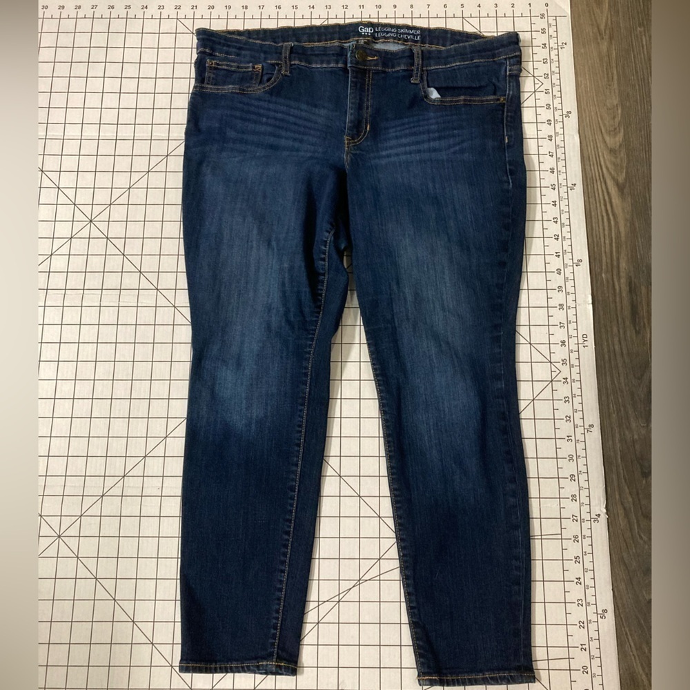 GAP 1969 Women’s Size 18 Legging‎ Skimmer Blue Jeans
